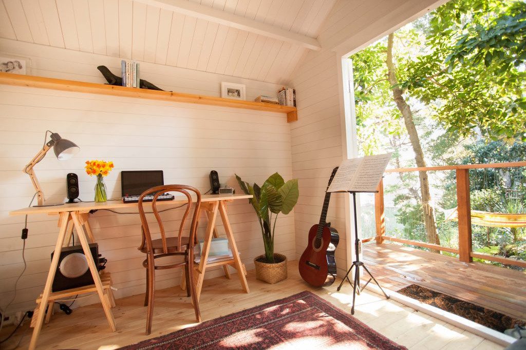 Buy a cabin for a music studio AU