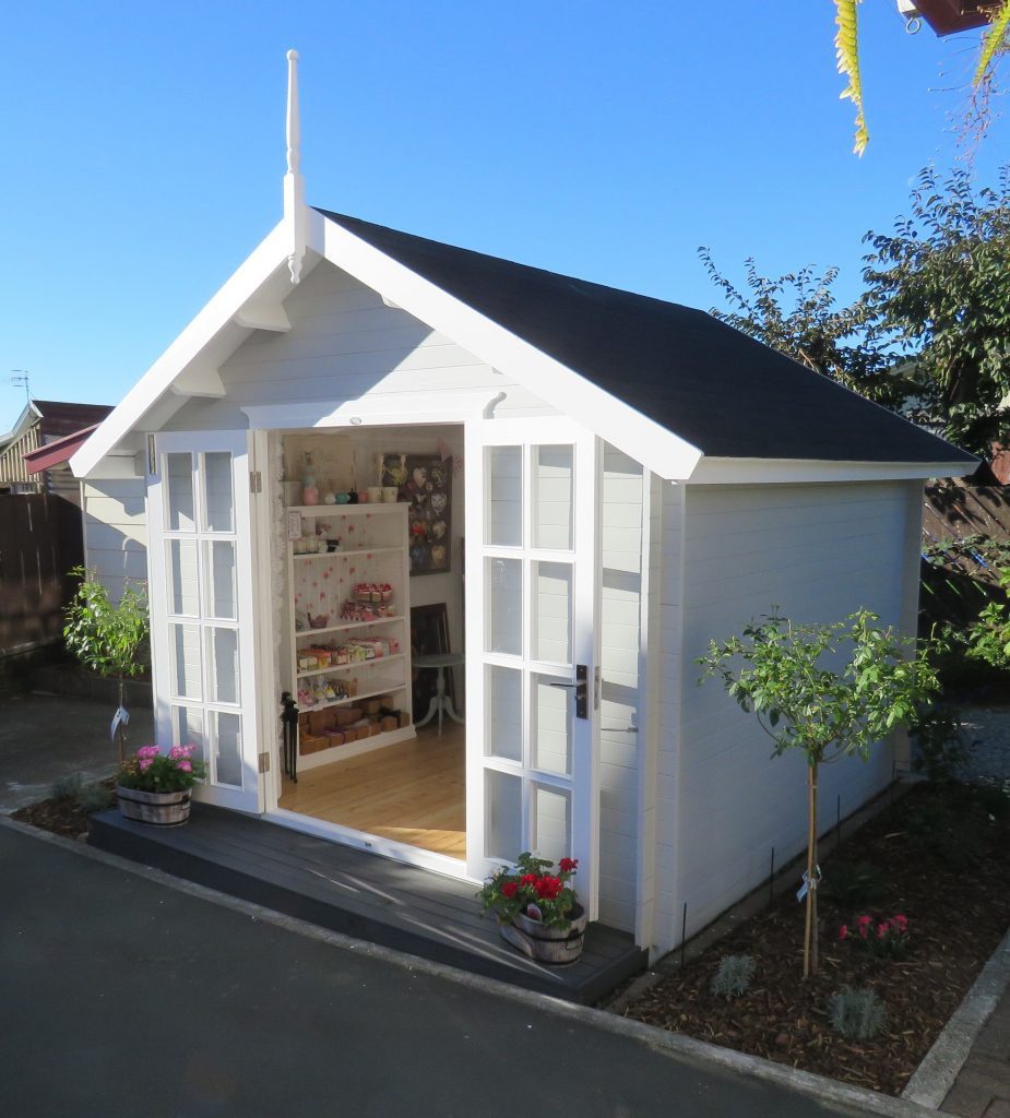 selling crafts from a kitset shed nz