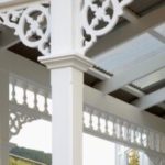 fretwork on timber