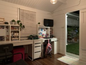children's study and craft cabin
