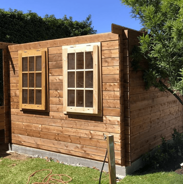 Double windows installed in a Star cabin for the Curl Next Door