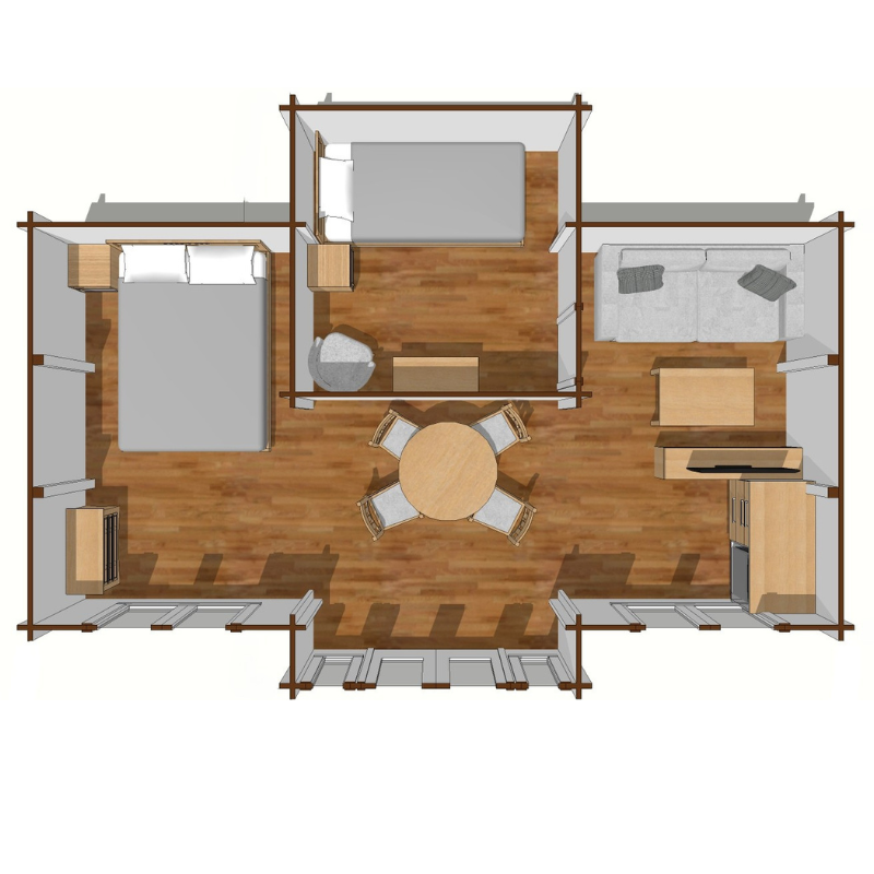 Space for multiple people or uses - 19 or more square metres